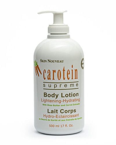 lozione corpo Carotein idratante illuminante per pelle secche