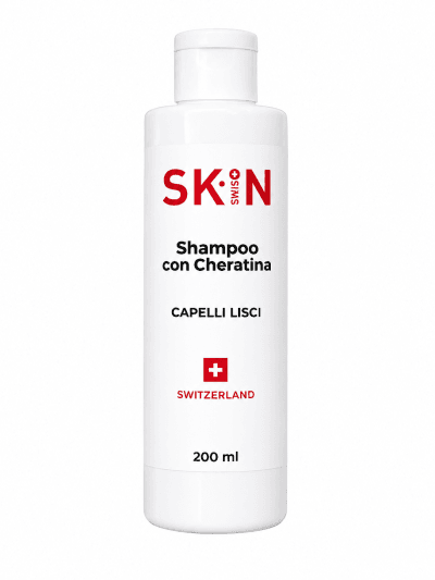 SKN Swiss Shampoo con Cheratina – Capelli Lisci (200 ml)